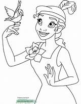 Tiana And Prince Naveen Coloring Pages sketch template