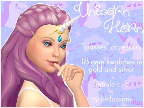 Unicorn horn at Bellassims » Sims 4 Updates