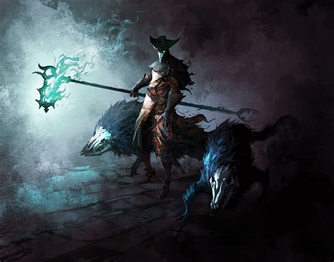 Digital art of man with animals, Castlevania: Lords of Shadow, concept ...