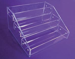 Acrylic Counter Top Tiered Display Trays