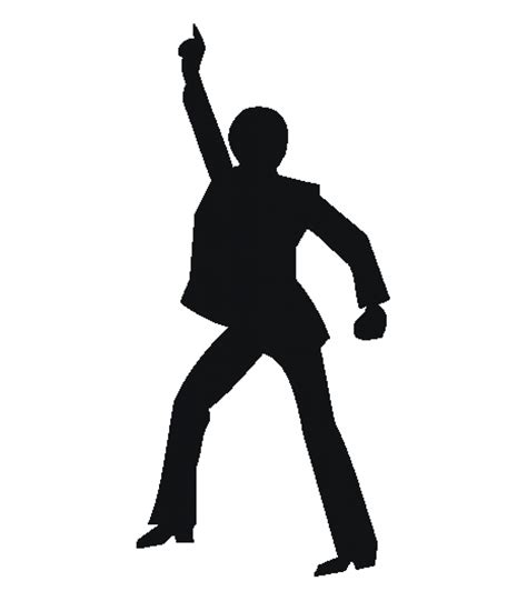 Disco 1970s Dance Silhouette - Silhouette png download - 875*1000 ...