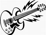 Free Coloring Pages Guitar Download Png  sketch template