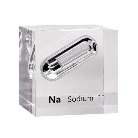 Sodium 50mm Lucite Cube — Luciteria