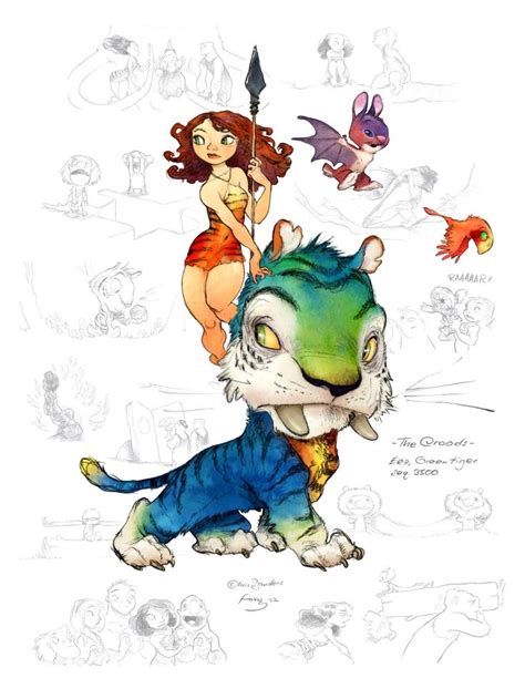 The Croods - Concept Art by Chris Sanders and Arthur Fong | Character ...