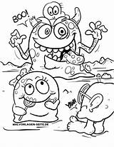 Monster Ausmalbilder Monstre Malen Monstres Kleurplaten Maternelle  sketch template