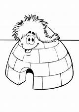 Igloo 1 Coloring Page  Free Printable Pages For Kids sketch template