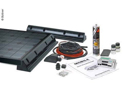 Solar system caravan, complete systems from the MT series "Black Line | Solar Panel Kits, 12V ...