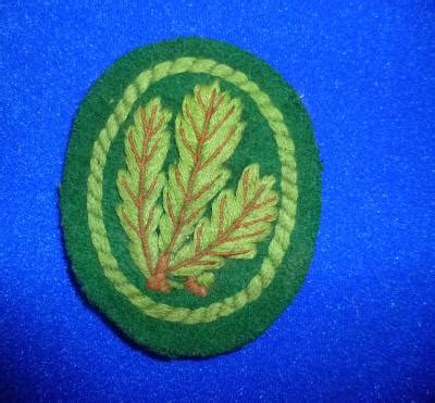 SOLD Archive Area-- WWII Jager Sleeve Badge Patch