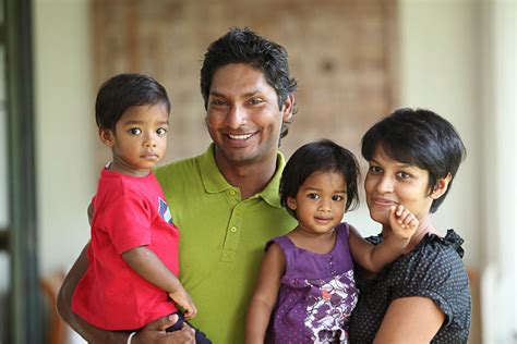 Sri Lankan Cricketer Kumar Sangakkara Family Photos - MERE PIX