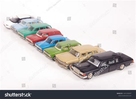 Collection Vintage Metal Diecast Car Models Stock Photo 1431259937 ...