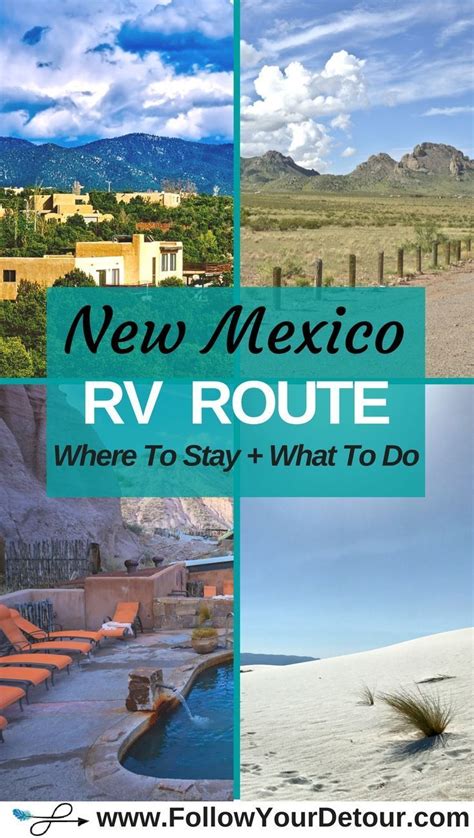 New Mexico is a great RVing road trip destination! With great national parks, cities, art ...