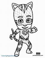 Gecko Pj Masks Coloring Pages sketch template