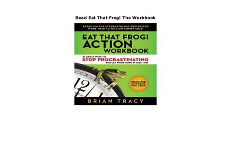 Read Eat That Frog! The Workbook