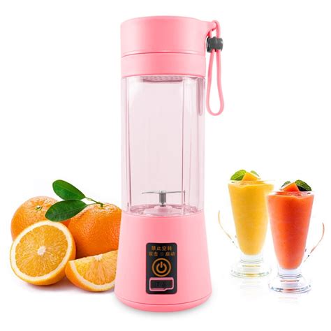 Portable Mini Blender,Smoothie Blender-Two Blades in 3D, Mini Travel ...