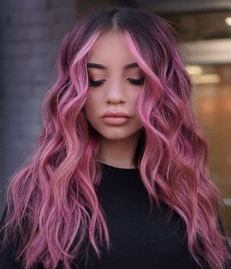 Hair Color Pink, Hair Dye Colors, Hair Inspo Color, Cool Hair Color, Hair Color Trends, Brown ...