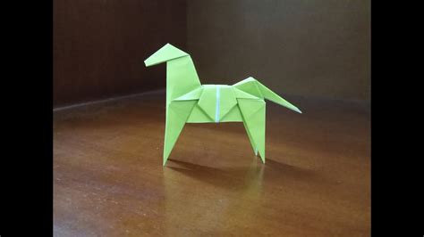 Origami Horse - How To Fold Horse - YouTube