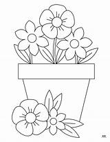 Flower Coloring Pages For Adults Best Kids  sketch template