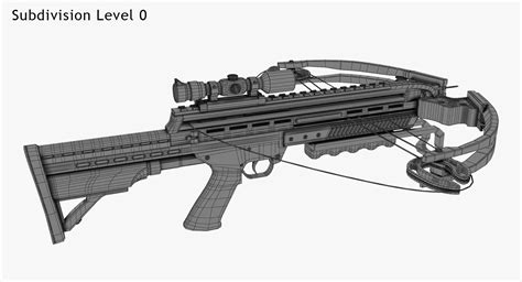 Modern crossbow 3D model - TurboSquid 1379813