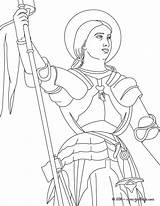 Dibujos Para Colorear juana de Arco  Eshellokidscom sketch template