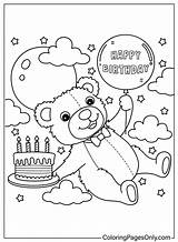 Coloring Pages Happy Birthday  Free Printable sketch template