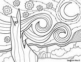 Famous Art Work Coloring Pages  CLASSROOM DOODLES sketch template