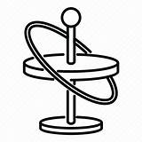 Gyroscope Vector Thin Isolated Icon  Download On Iconfinder sketch template