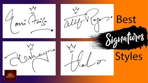 How to draw Signature | Signatures Compilation for my Top Fans - Part ...