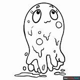 Slime Coloring Page  Easy Drawing Guides sketch template