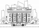 Buildings coloring Pages  Free Coloring sketch template