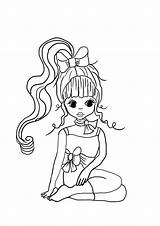 Cute Girly Coloring Pages At GetColoringscom  Free Printable sketch template