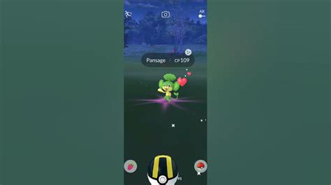 Shiny Pansage! Pokémon Go! - YouTube