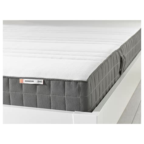 MORGEDAL Foam mattress, firm/dark gray, Queen - IKEA CA