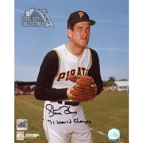 Steve Blass "71 World Champs" Autographed Pittsburgh Pirates 8x10 Photo ...