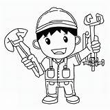 Plumber Coloring Pages  ColoringLib sketch template