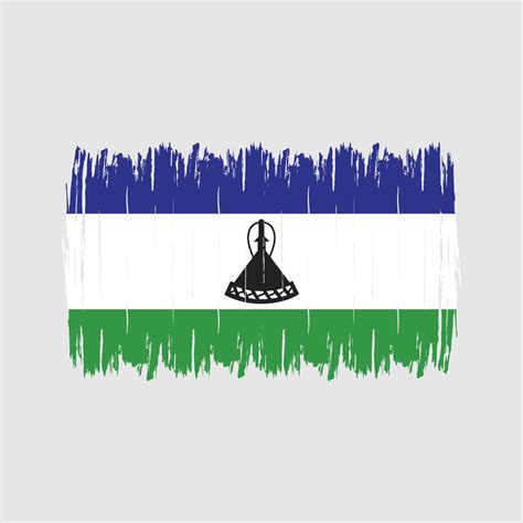 Lesotho Flag Brush 14668608 Vector Art at Vecteezy