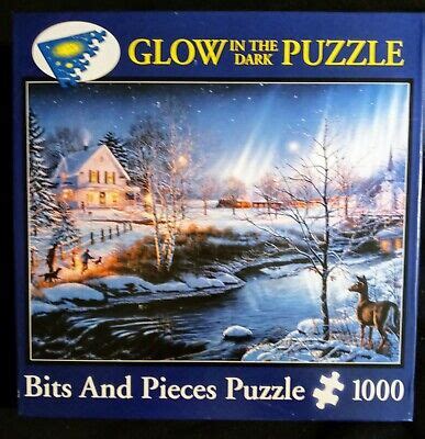 Bits & Pieces 1000 Pcs Glow In The Dark Puzzle All Is Bright Complete Free Ship 704812402242 | eBay