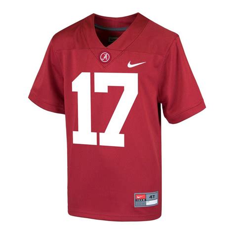 Bama | Alabama Nike Toddler #17 Replica Football Jersey | Alumni Hall