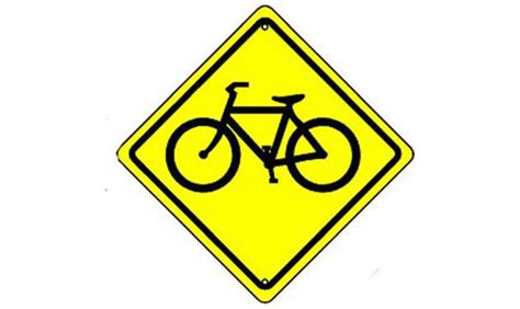 Pedestrian And Bike Crossing Sign (With Symbol) SKU: K-7901 ...