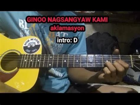 GINOO NAGSANGYAW KAMI|| MANLULUWAS SA KALIBUTAN|||GUITAR CHORDS AND LYRICS Chords - Chordify