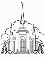 Coloring Pages Of LDS Temples & coloring book sketch template