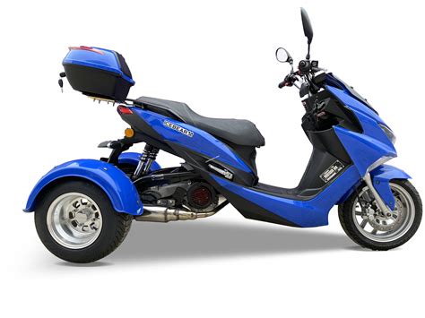 Trifecta PST150-2 Trike 150cc Scooter 3 Wheel Gas Moped > 150cc Trike Scooter > Extreme Motor ...