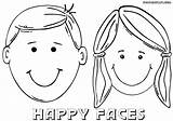 Coloring Page Of A Face Pages sketch template