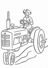 Printable Coloring Pages Tractors sketch template