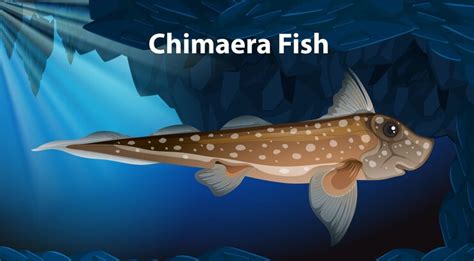 Premium Vector | Chimaera fish vector design