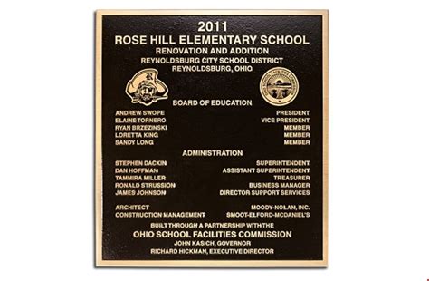 Cast Bronze Plaque with Insert | American Cast Bronze Plaques