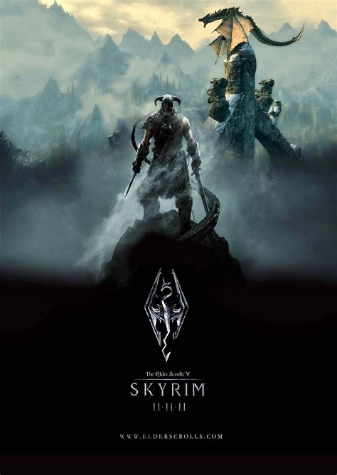 The Elder Scrolls V: Skyrim Poster | Elder scrolls v skyrim, Skyrim ...