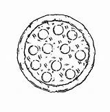 A Pizza coloring Page  Download Print Or Color Online For Free sketch template