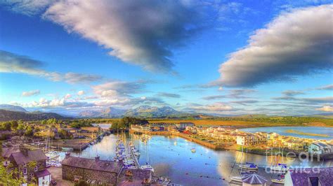 Sunset at Porthmadog Photograph by Catchavista - Fine Art America