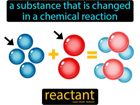 Reactant Flashcard - 9th Grade Science | Learn biology, Chemical reactions, Science flashcards