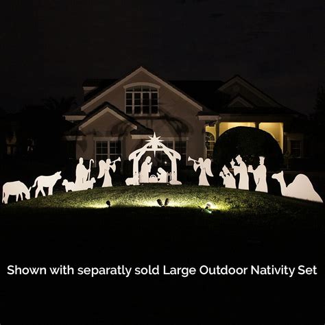 Nativity Figures Full Add-On Set Large | Outdoor nativity, Outdoor nativity scene, Outdoor christmas